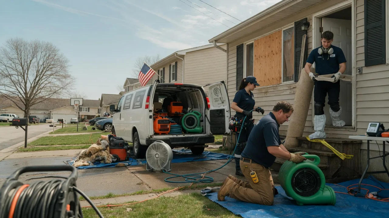 Water Damage Restoration in Walker, KS near me